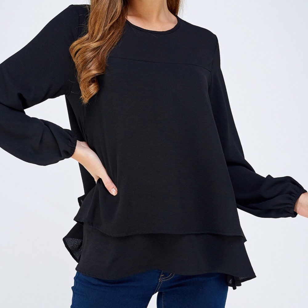 NWT Lightweight Layered Blouse